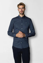 Load image into Gallery viewer, Clean Cut Copenhagen Clean Formal AOP Shirt Navy
