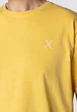 Load image into Gallery viewer, Clean Cut Copenhagen Cross Logo Tee Yellow
