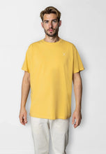 Load image into Gallery viewer, Clean Cut Copenhagen Cross Logo Tee Yellow
