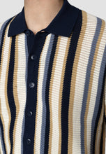 Load image into Gallery viewer, Clean Cut Copenhagen Daniel Shirt Blue / Ecru Stripe
