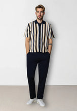 Load image into Gallery viewer, Clean Cut Copenhagen Daniel Shirt Blue / Ecru Stripe
