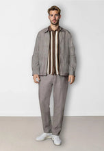 Load image into Gallery viewer, Clean Cut Copenhagen Daniel Shirt Ecru Brown Stripe
