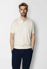 Load image into Gallery viewer, Clean Cut Copenhagen Jonas Knit Polo Ecru
