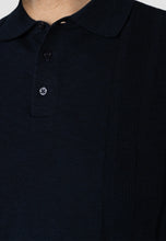 Load image into Gallery viewer, Clean Cut Copenhagen Jonas Knitted Polo Navy
