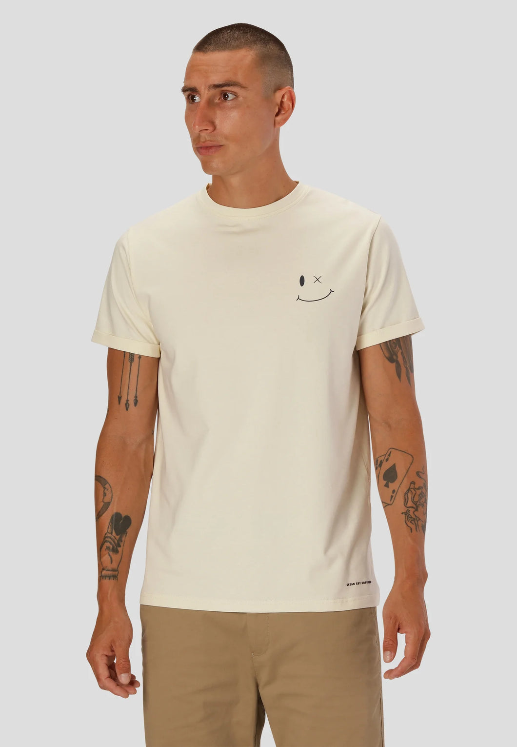 Clean Cut Copenhagen Patrick Organic T-Shirt Ecru