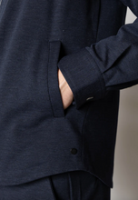 Load image into Gallery viewer, Clean Cut Copenhagen Brendon Jersey Zip Jacket Navy
