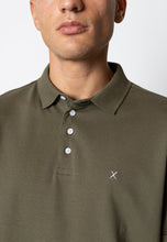 Load image into Gallery viewer, Clean Cut Copenhagen Silkeborg Stretch Polo Shirt Army
