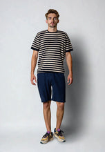 Load image into Gallery viewer, Clean Cut Copenhagen Thomas Knit Navy Stripe
