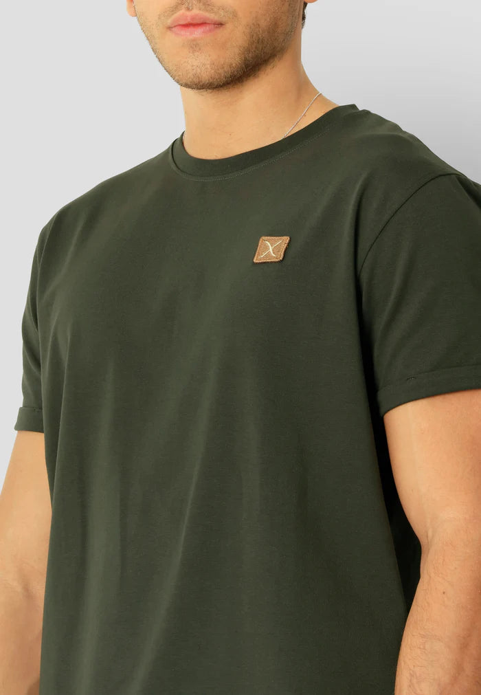 Clean Cut Copenhagen Basic Tee Bottle Green